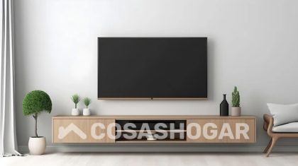 rack fijo para tv en sala